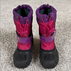 Sorel Disney Frozen Kids' Purple and Pink Snow Boots